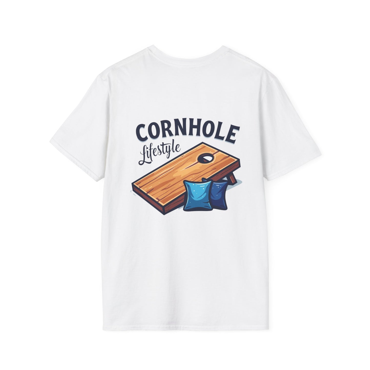 Cornhole Lifestyle Unisex Softstyle T-Shirt – Perfect for Game Day and Outdoor Gatherings