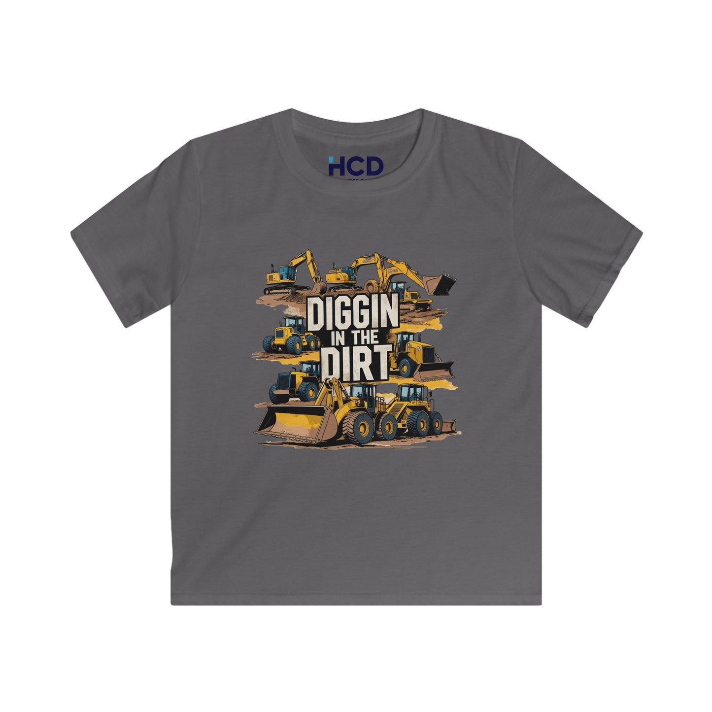 Kids Construction Tee - 'Diggin in the Dirt'