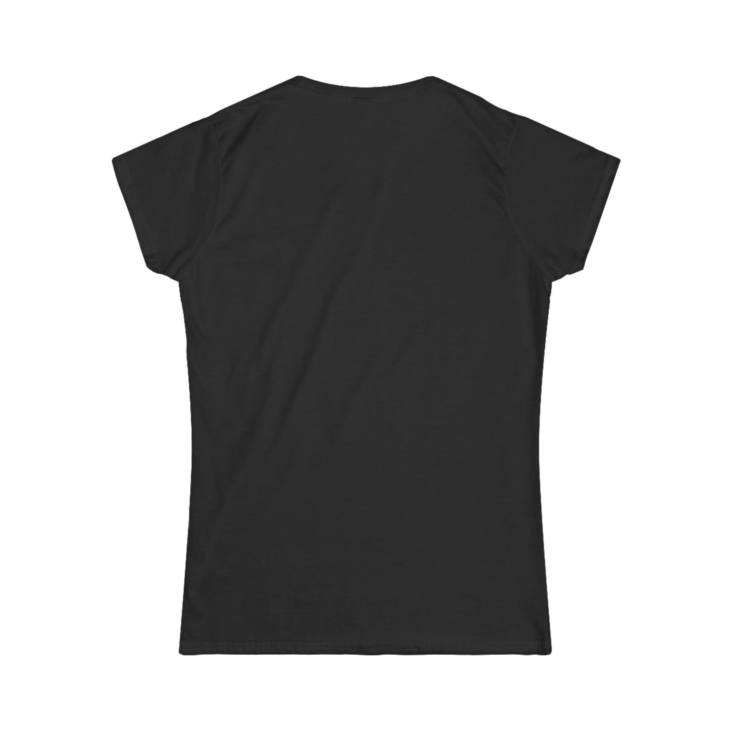 Cute Lab Puppy Women's Softstyle Tee - 'Fine Print' Design